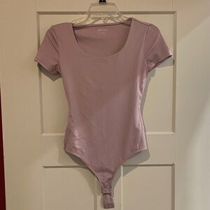 Womebs pink short sleeved bodysuit